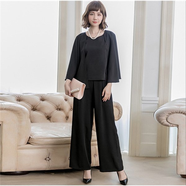 パンツスーツ セットアップ リクルートスーツ ワイドパンツ ビジネススーツ 2点セット フォーマル 洗える レディース 入学式 卒園式 入園式 通勤