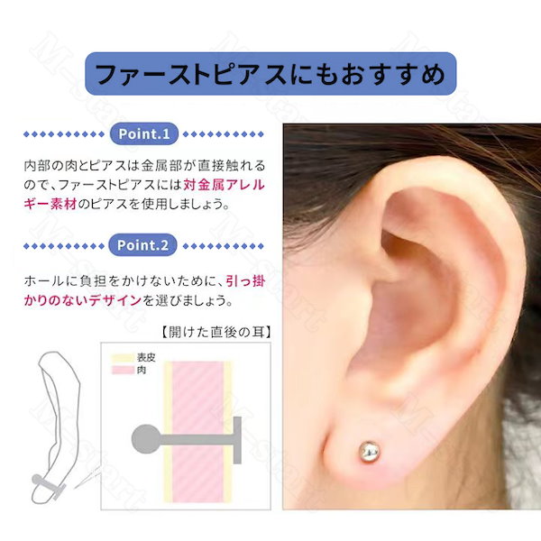 Qoo10] 【国内即納】軟骨ピアス ボディピアス ピ