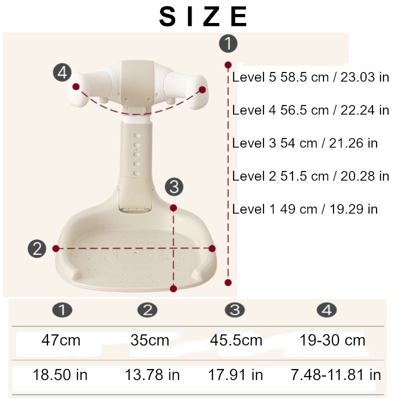 【べべこじ】折りたたみ式 赤ちゃん沐浴サポートハンドル はぐ 【べべこじ】折りたたみ式 赤ちゃん沐浴サポートハンドル はぐ