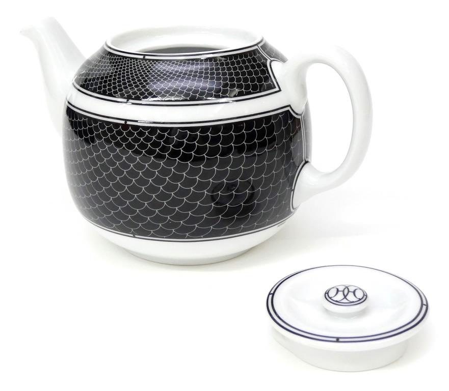 エルメス HERMES Hデコ ティーポット アッシュデコ 黒×白(66589) エルメス HERMES Hデコ ティーポット アッシュデコ 黒×白(66589)