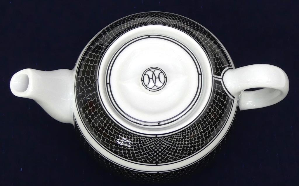 エルメス HERMES Hデコ ティーポット アッシュデコ 黒×白(66589) エルメス HERMES Hデコ ティーポット アッシュデコ 黒×白(66589)