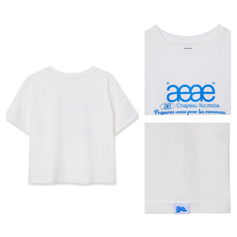 AEAE★aeae x SOUNDS COFFEE WEB LOGO RINGER CROP T-SHIRTS aeae】 aeae x SOUNDS COFFEE WEB LOGO RINGER CROP T-SHIRTS
