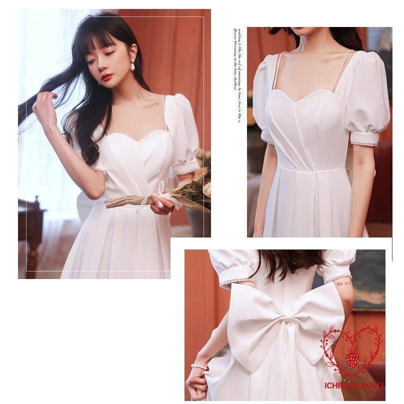 メガ割 ウエディングドレス パーディードレス ミモレ丈ドレス 二次会 披露宴 卒業式 成人式 ビアノ プレゼント 代 30代 40代 結婚式ドレス お呼ばれ プリンセス福袋