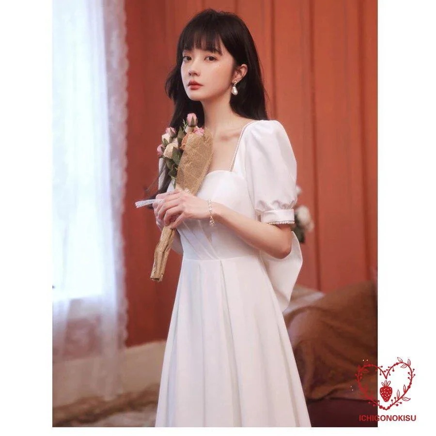 メガ割 ウエディングドレス パーディードレス ミモレ丈ドレス 二次会 披露宴 卒業式 成人式 ビアノ プレゼント 代 30代 40代 結婚式ドレス お呼ばれ プリンセス福袋