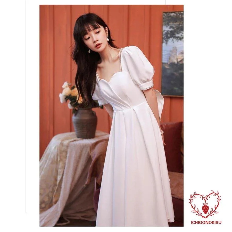 メガ割 ウエディングドレス パーディードレス ミモレ丈ドレス 二次会 披露宴 卒業式 成人式 ビアノ プレゼント 代 30代 40代 結婚式ドレス お呼ばれ プリンセス福袋