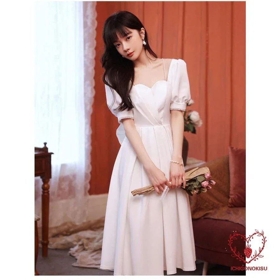 メガ割 ウエディングドレス パーディードレス ミモレ丈ドレス 二次会 披露宴 卒業式 成人式 ビアノ プレゼント 代 30代 40代 結婚式ドレス お呼ばれ プリンセス福袋