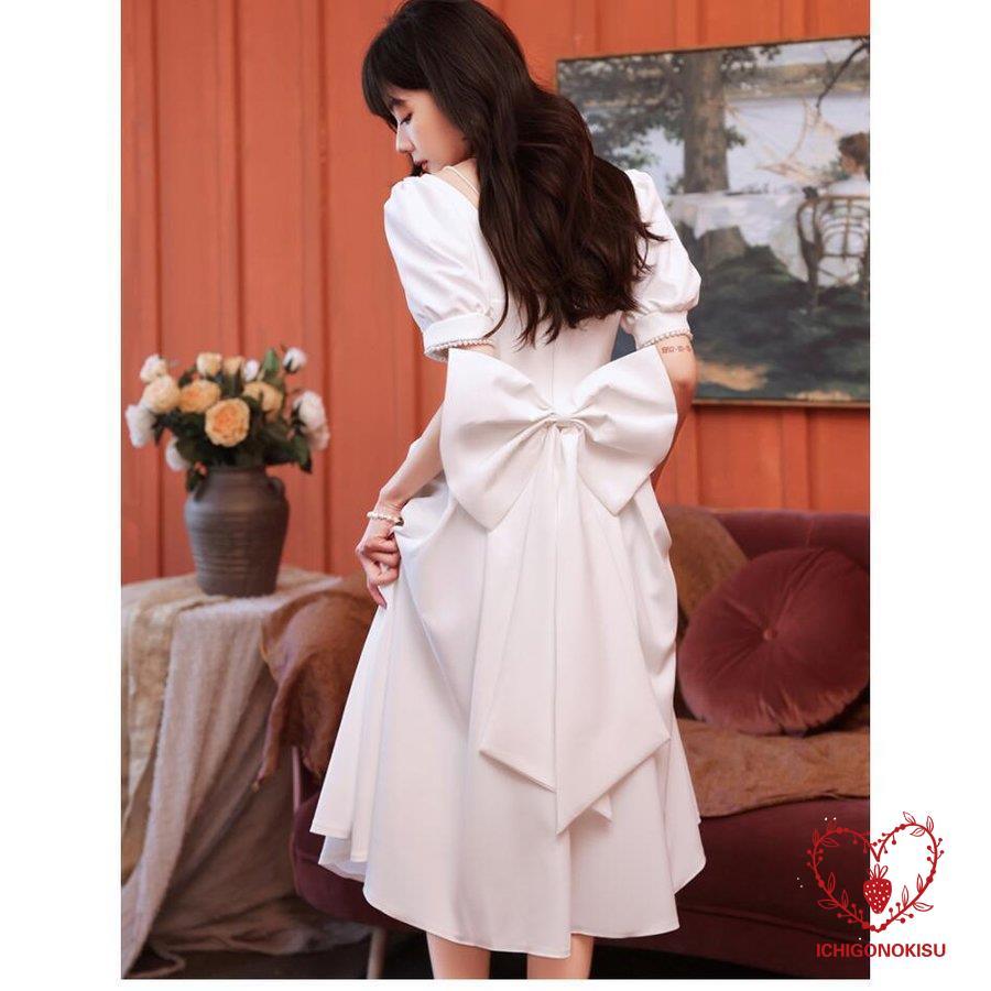 メガ割 ウエディングドレス パーディードレス ミモレ丈ドレス 二次会 披露宴 卒業式 成人式 ビアノ プレゼント 代 30代 40代 結婚式ドレス お呼ばれ プリンセス福袋