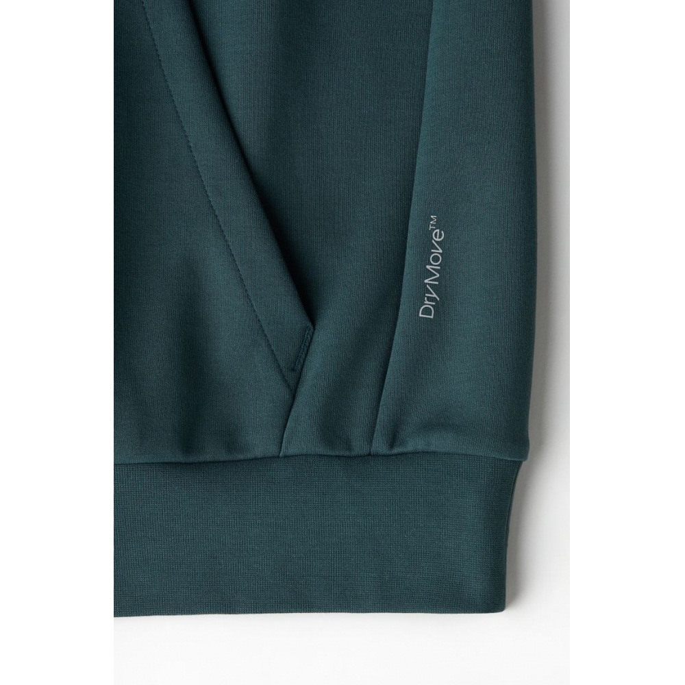 H&M スポーツフーディールーズフィットドライムーブダークターコイズ H&M スポーツフーディールーズフィットドライムーブダークターコイズ