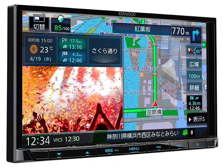 彩速ナビ MDV-S710 [7V型 フルセグチューナー内蔵DVD/USB/SD AVナビゲーション]