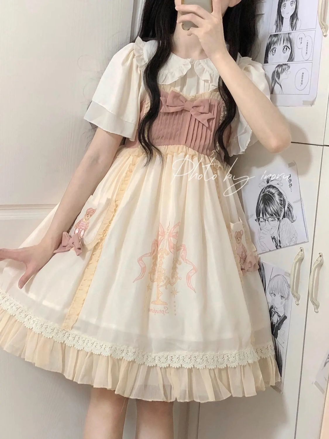 2024 春 ワンピース ロリータスカート コスプレ ツーピーススーツ ロリータ サスペンダー 用 + 単品 ドールカラーシャツ制服セット おしゃれ 結婚式 ドレス パーティードレス お呼ばれ 披露