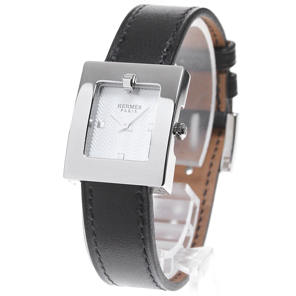 エルメス HERMES BE1.110 ベルトウォッチ クォーツ レディース 内箱・保証書付き_832803【中古】
