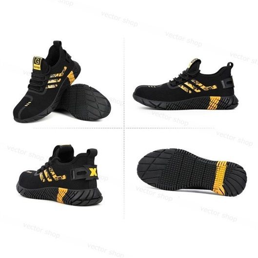 安全靴 作業靴 スニーカー 超通気 鋼先芯（JIS H級相当） 軽量 耐滑ソール 男女兼用 ワークシューズ セーフティーシューズ