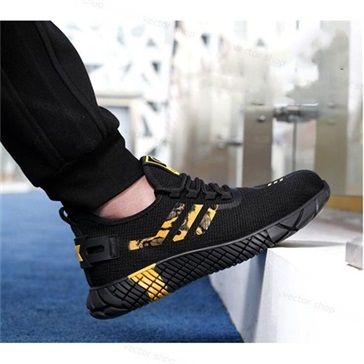 安全靴 作業靴 スニーカー 超通気 鋼先芯（JIS H級相当） 軽量 耐滑ソール 男女兼用 ワークシューズ セーフティーシューズ