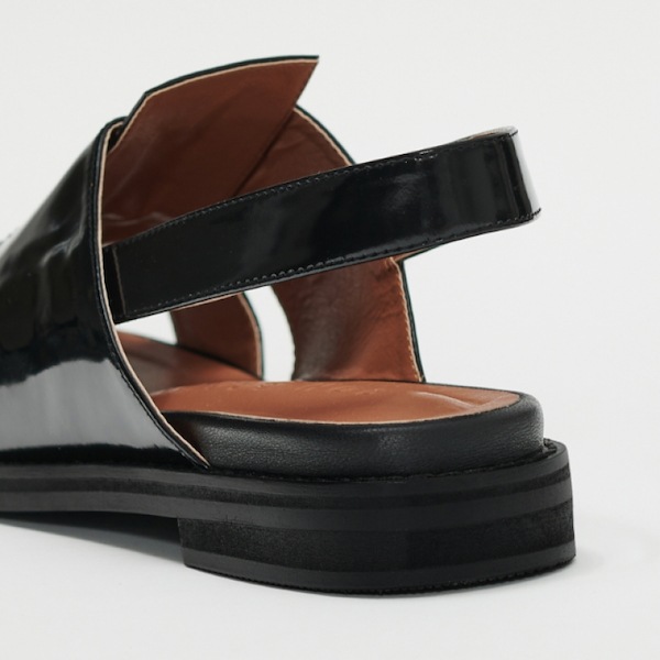 韓国人気ブランドサンダル【ROH SEOUL】Puzzle Sandals★2色 ☆ROH SEOUL☆ Puzzle sandals Patent black (ROH SEOUL