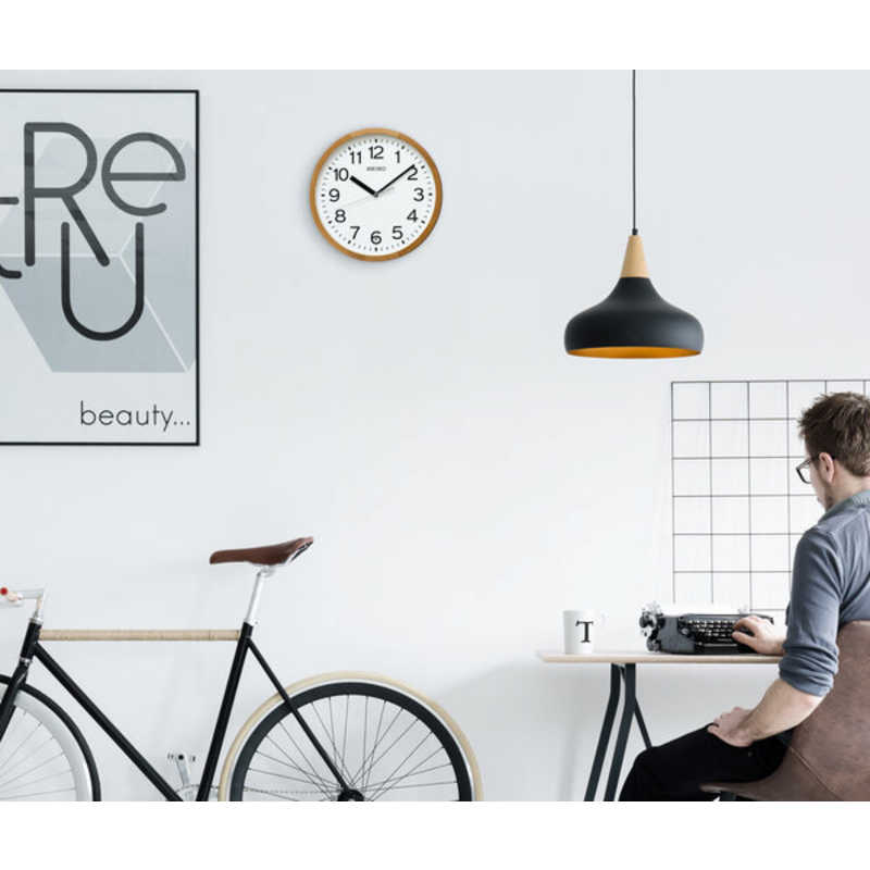 セイコー 電波掛け時計 KX249B 茶 セイコー 電波掛け時計 KX249B 茶