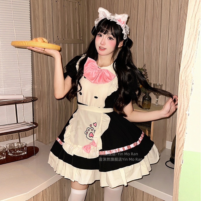 正規品:猫レストラン * 甘いメイド服コスプレ衣装ロリータワンピースcos服ローリスカート 正規品:猫レストラン * 甘いメイド服コスプレ衣装ロリータワンピースcos服ローリスカート