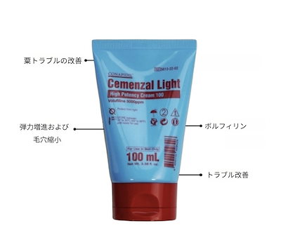 スーパージェクション　セメンザルライト 高濃度クリーム 100mL Qoo10] pharmesthetic コナピディル セメンザルライト クリーム