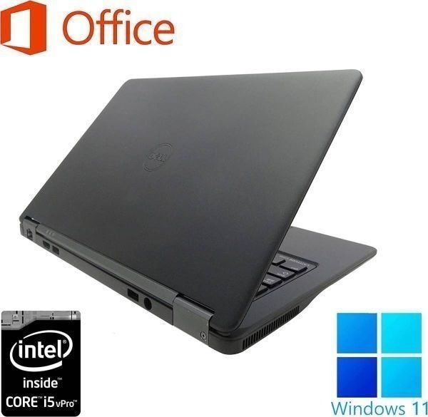【サポート付き】DELL latitude 7250 Windows11 メモリー:8GB 大容量SSD:512GB Office 2019 & ロジクール K380BK ワイヤレス キーボード