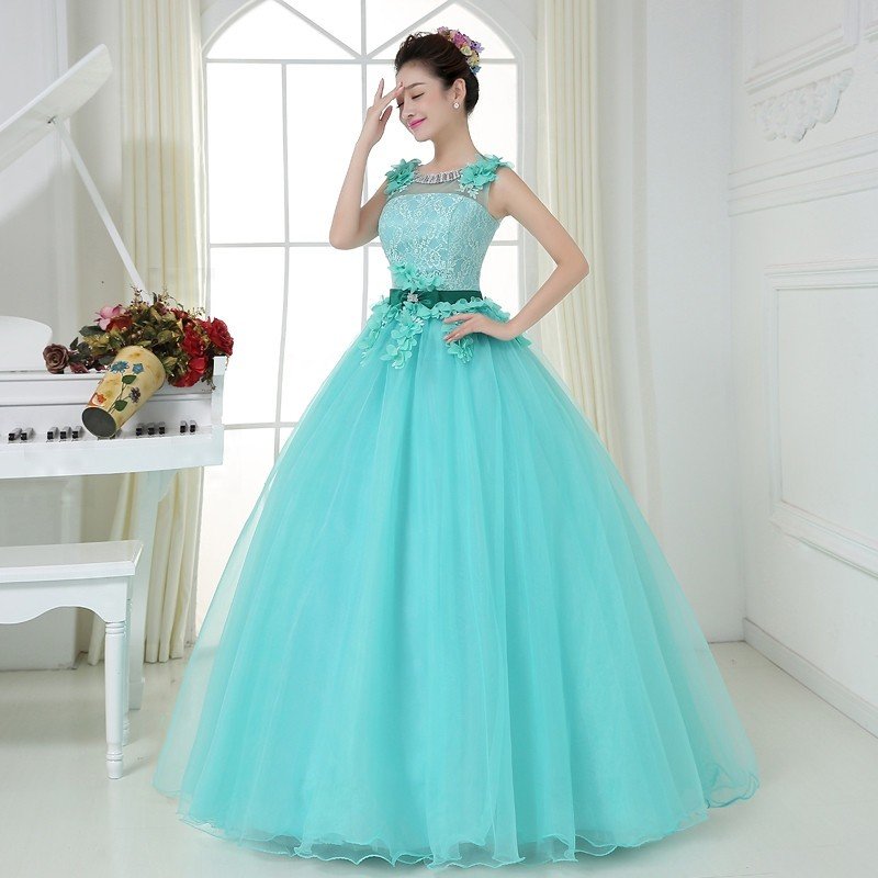 カラードレス　ロングドレス　パニエ 特価】カラードレス ロングドレス 11色 二次会 パーティードレス