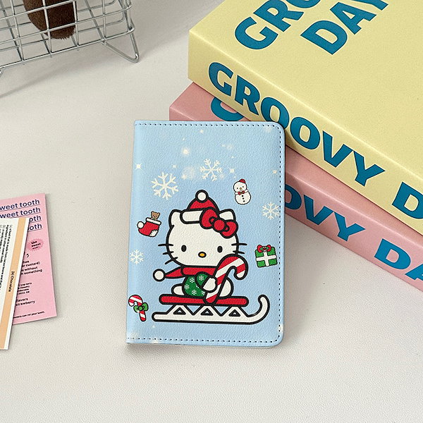 Qoo10] パスポートケースかわいいハローキティパス