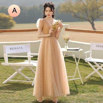 2023入荷高級感結婚式ワンピース花嫁ロングドレスドレスウェディングドレス司会成人式同窓会演奏会発表会卒業式パーティードレスワンピース