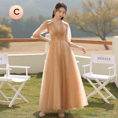 2023入荷高級感結婚式ワンピース花嫁ロングドレスドレスウェディングドレス司会成人式同窓会演奏会発表会卒業式パーティードレスワンピース