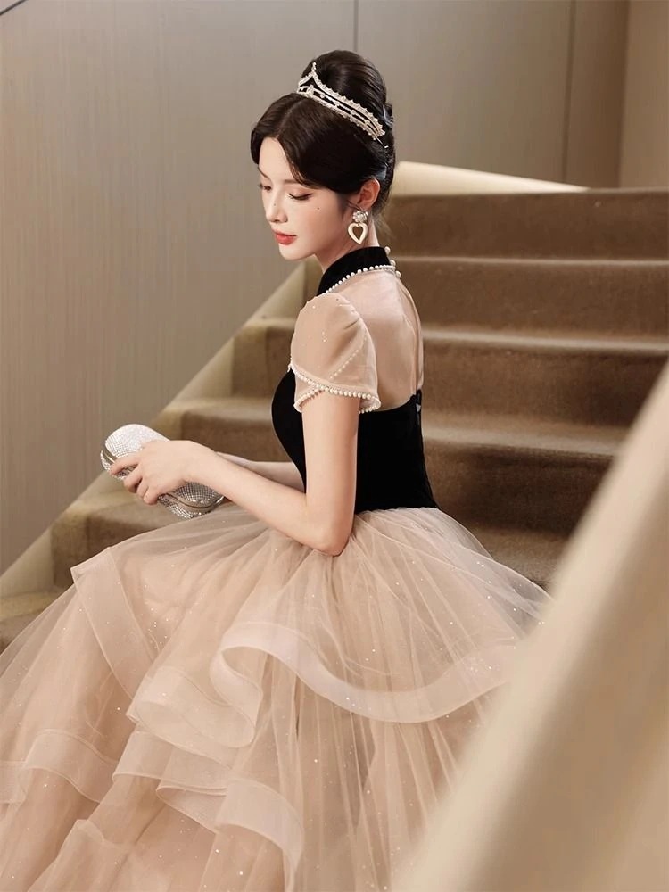 ウェディングドレス ドレス タキシード女新型宴会気質高級感軽贅沢小衆高級司会者芸能試験は普段着ることができるドレス スーツ パーティードレス 結婚式 キャバドレス ウェディングドレス ドレス タキシード女新型宴会気質高級感軽贅沢小衆高級司会者芸能試験は普段着ることができるドレス スーツ パーティードレス 結婚式 キャバドレス