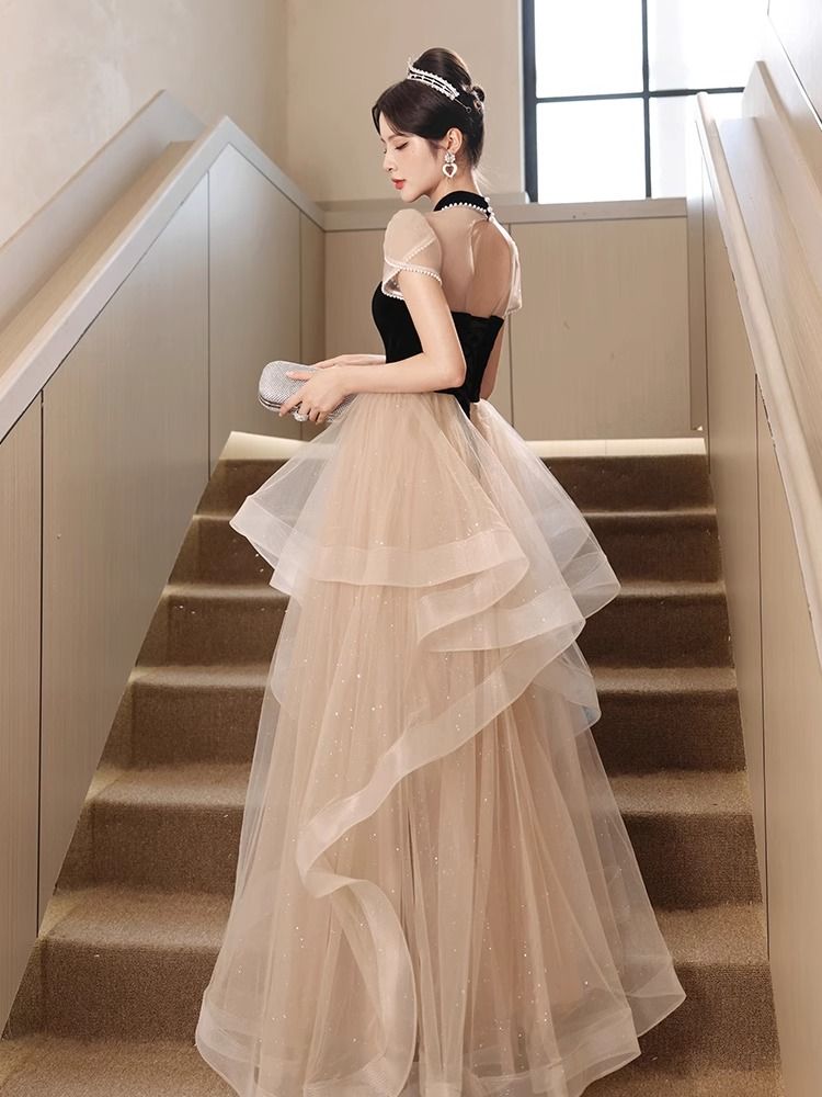 ウェディングドレス ドレス タキシード女新型宴会気質高級感軽贅沢小衆高級司会者芸能試験は普段着ることができるドレス スーツ パーティードレス 結婚式 キャバドレス ウェディングドレス ドレス タキシード女新型宴会気質高級感軽贅沢小衆高級司会者芸能試験は普段着ることができるドレス スーツ パーティードレス 結婚式 キャバドレス