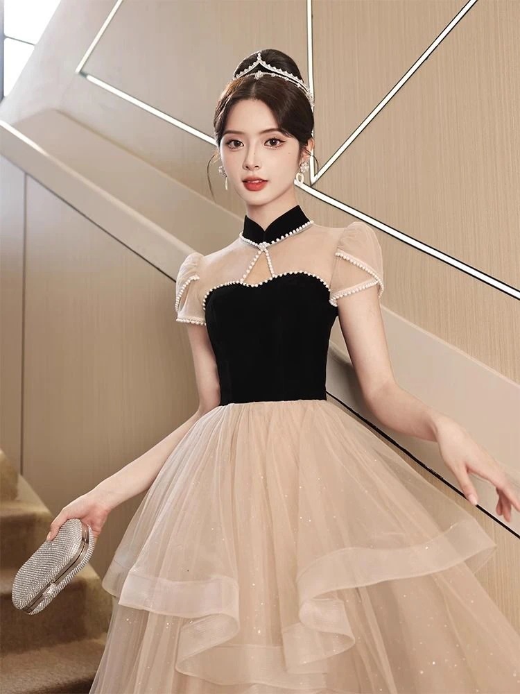 ウェディングドレス ドレス タキシード女新型宴会気質高級感軽贅沢小衆高級司会者芸能試験は普段着ることができるドレス スーツ パーティードレス 結婚式 キャバドレス ウェディングドレス ドレス タキシード女新型宴会気質高級感軽贅沢小衆高級司会者芸能試験は普段着ることができるドレス スーツ パーティードレス 結婚式 キャバドレス