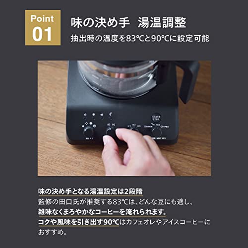 ツインバード 全自動コーヒーメーカー ミル付き 臼式 3杯用 燕三条 蒸らし 湯温調節 ブラック CM-D457B サタデープラス ひたすら試してランキング で紹介されました