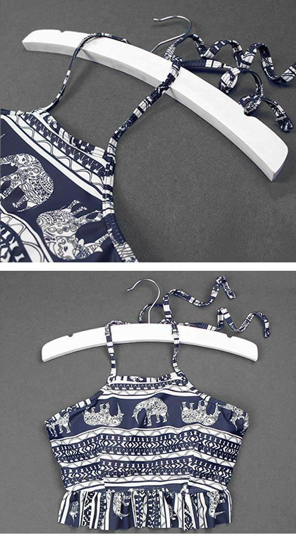 タンキニ 水着 キャミソール 五分袖 ラッシュガード クロシェ編み フリンジ レースアップ 三角ビキニ ホルターネック ボーイレッグ ワイヤーあり パッド付 レディース 体型カバー 海 プール リゾー