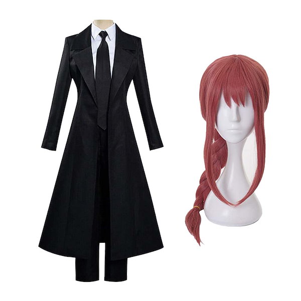 ウィッグ付き　チェンソーマン マキマ 衣装　Sサイズ Amazon.co.jp: チェンソーマン マキマ コスプレ衣装 ウィッグ