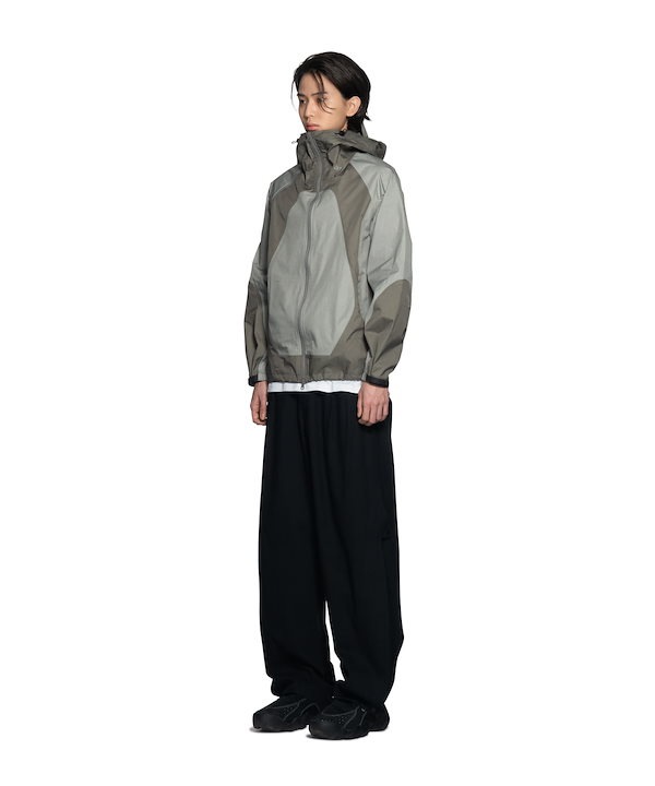 sansangear 23SS WIDE SNAP PANTS BLACKWaist34