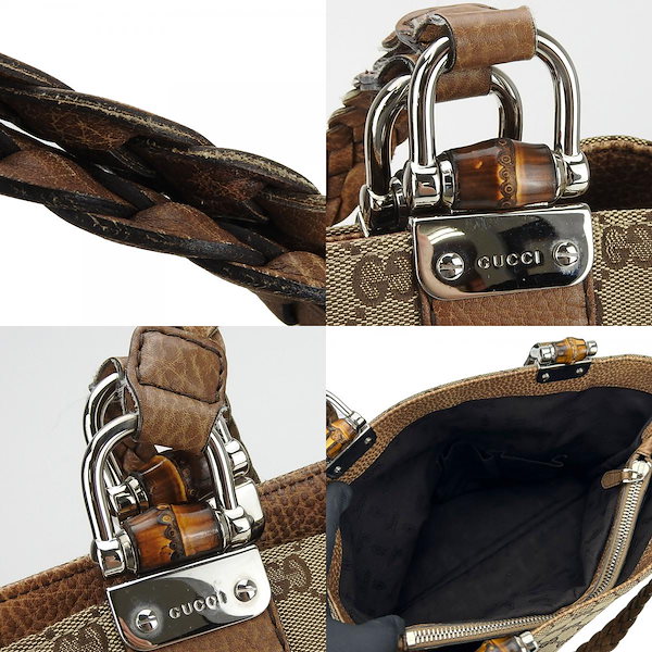 Qoo10] GUCCI 中古 トートバッグ バンブー 23294