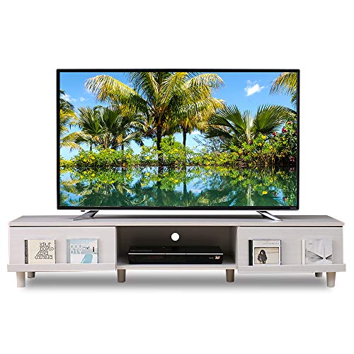 【32-65V型推奨】 テレビ台 ローボード オフホワイト 幅150×奥行約42×高さ約30cm BAB-150A