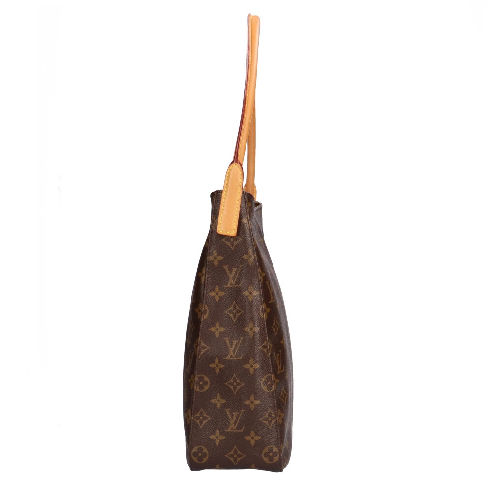 ルイヴィトン LOUIS VUITTON ルーピングGM モノグラム ショルダーバッグ ブラウン レディース 中古 ルイヴィトン LOUIS VUITTON ルーピングGM モノグラム ショルダーバッグ ブラウン レディース 中古