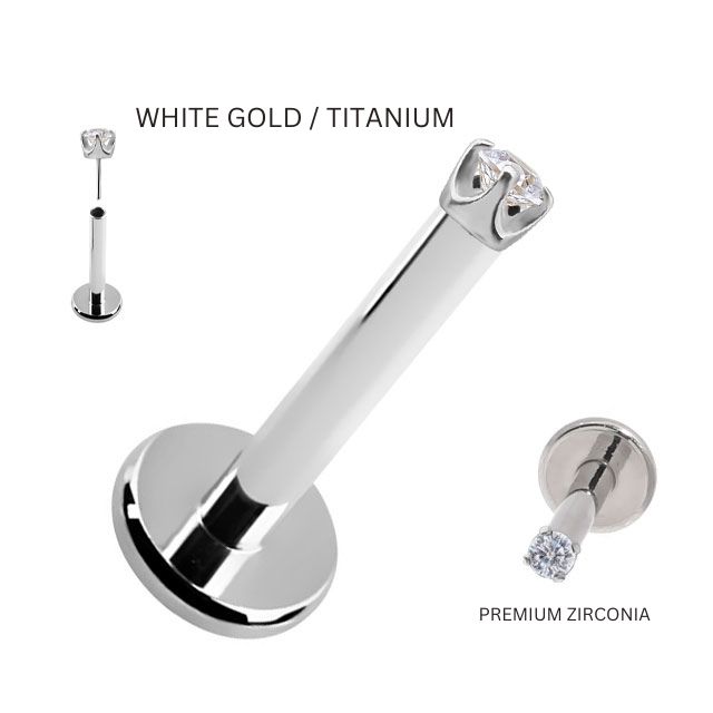 ホワイトゴールド 18金 ピアス 1.5mm 立爪 プッシュピアス 20g 18g 16g 14g 18Kゴールド チタンピアス 金属アレルギー対応 ラブレットスタッド ボディピアス ロブ 軟骨ピアス ホワイトゴールド 18金 ピアス 1.5mm 立爪 プッシュピアス 20g 18g 16g 14g 18Kゴールド チタンピアス 金属アレルギー対応 ラブレットスタッド ボディピアス ロブ 軟骨ピアス