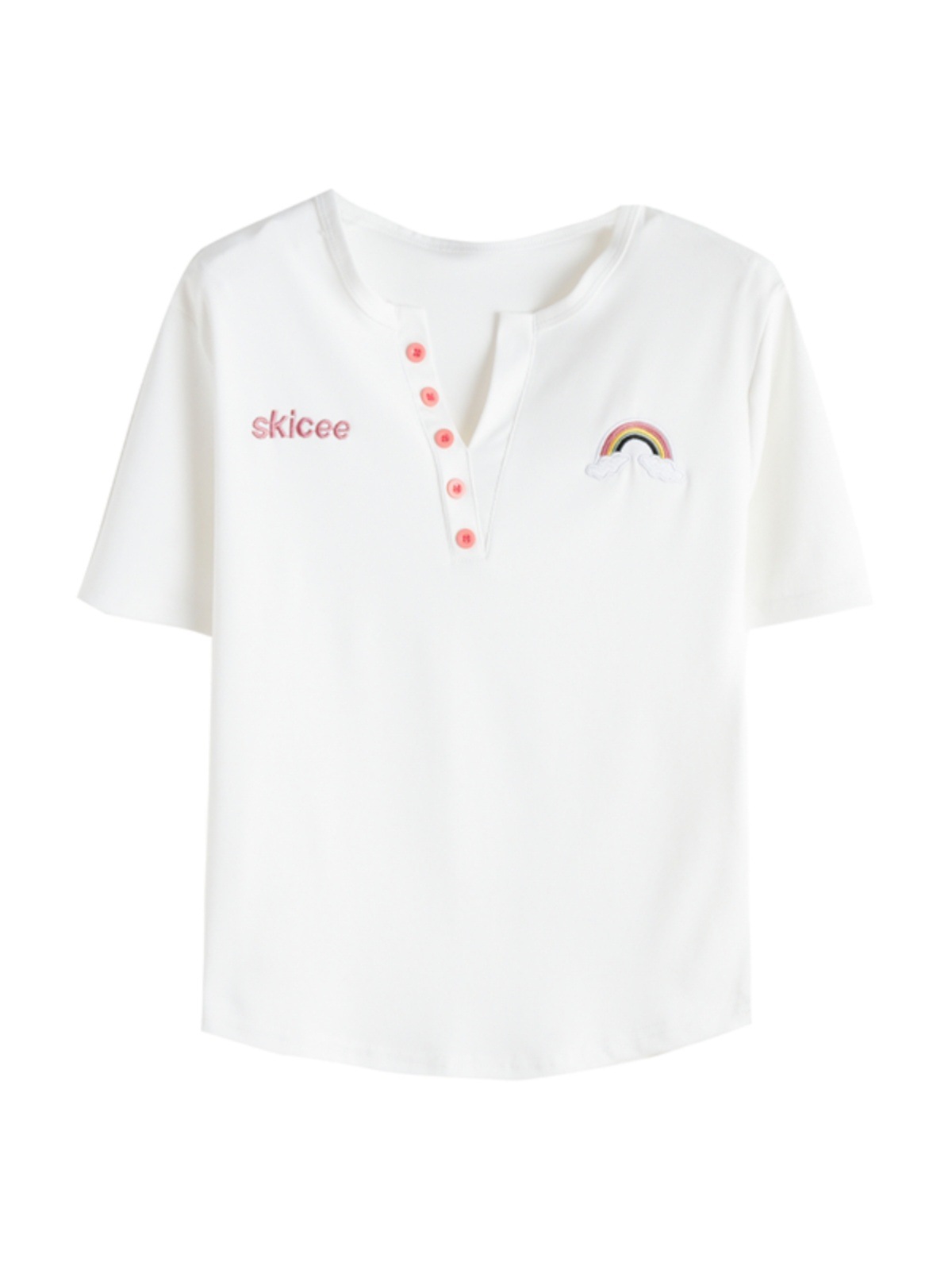 【1点ご購入 で10点プレゼントいたします】正肩Tシャツ女性半袖韓国版ゆったり女装小柄百合v襟上着 【1点ご購入 で10点プレゼントいたします】正肩Tシャツ女性半袖韓国版ゆったり女装小柄百合v襟上着