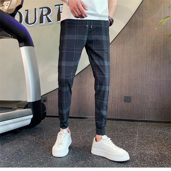 チェックパンツ メンズ テーパード スキニーパンツ イージーパンツ トラウザーズパンツ チェック柄 ゆるめ カジュアル 春夏秋 オシャレ