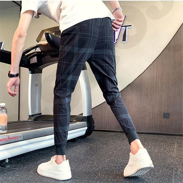 チェックパンツ メンズ テーパード スキニーパンツ イージーパンツ トラウザーズパンツ チェック柄 ゆるめ カジュアル 春夏秋 オシャレ