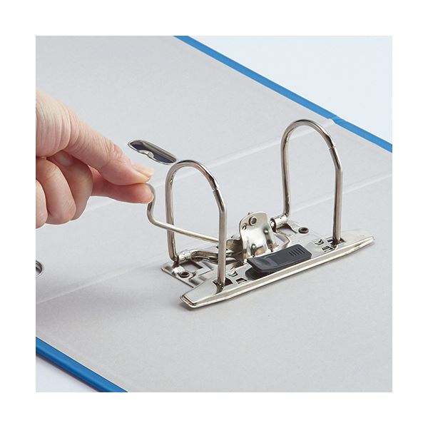 （まとめ）TANOSEE レバー式アーチファイル A4タテ 2穴 280枚収容 28mmとじ 背幅50mm 黒 1セット（10冊） (×3セット)