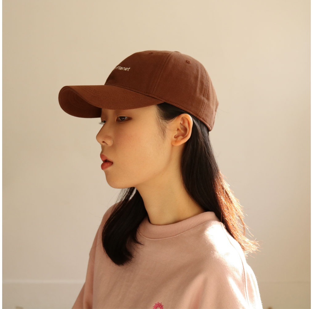 Organic Bio Washing Ball cap / Brown