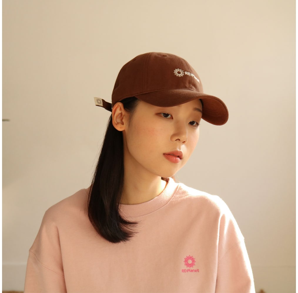 Organic Bio Washing Ball cap / Brown
