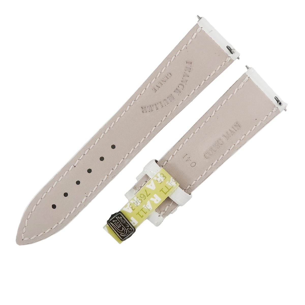 トノウカーベックス 6850用 クロコバンド メンズ 未使用 純正 替え ベルト ショート 19mm ホワイト白 3年保証 トノウカーベックス 6850用 クロコバンド メンズ 未使用 純正 替え ベルト ショート 19mm ホワイト白 3年保証