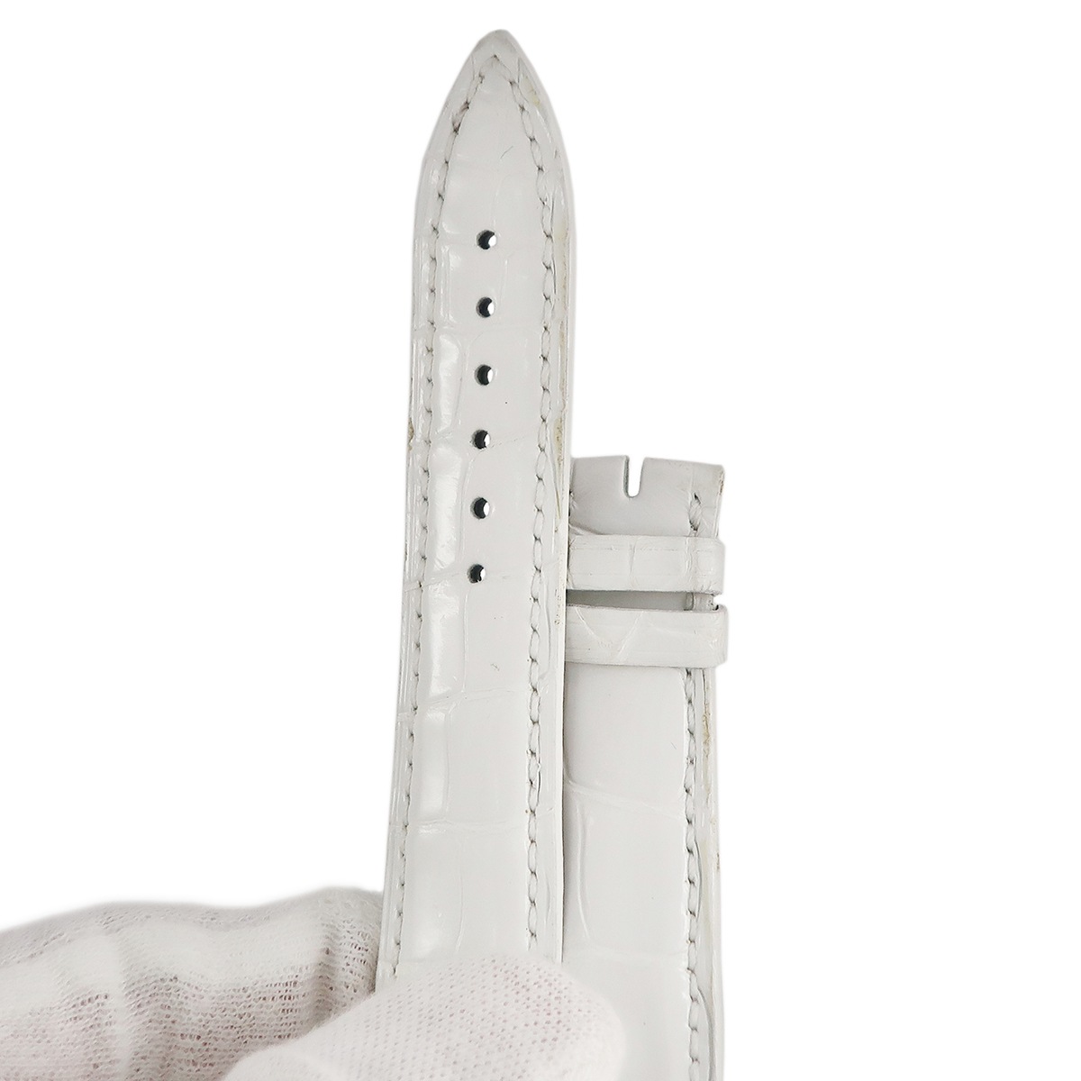 トノウカーベックス 6850用 クロコバンド メンズ 未使用 純正 替え ベルト ショート 19mm ホワイト白 3年保証 トノウカーベックス 6850用 クロコバンド メンズ 未使用 純正 替え ベルト ショート 19mm ホワイト白 3年保証