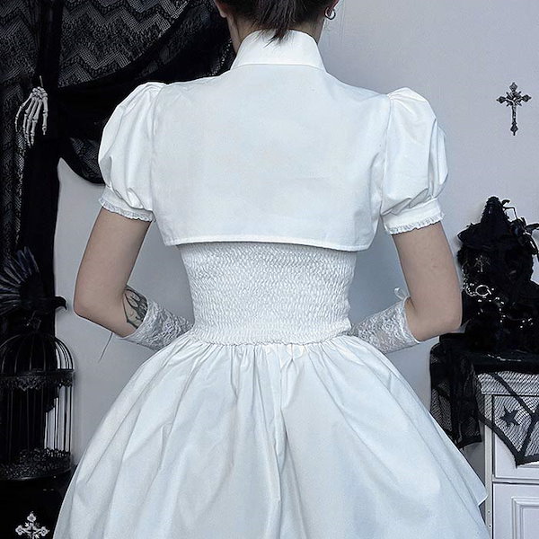 Qoo10] ワンピース ゴスロリ ワンピース 黒 ド