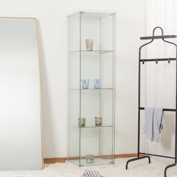 IKEA DETOLF ガラスキャビネット 約163cm