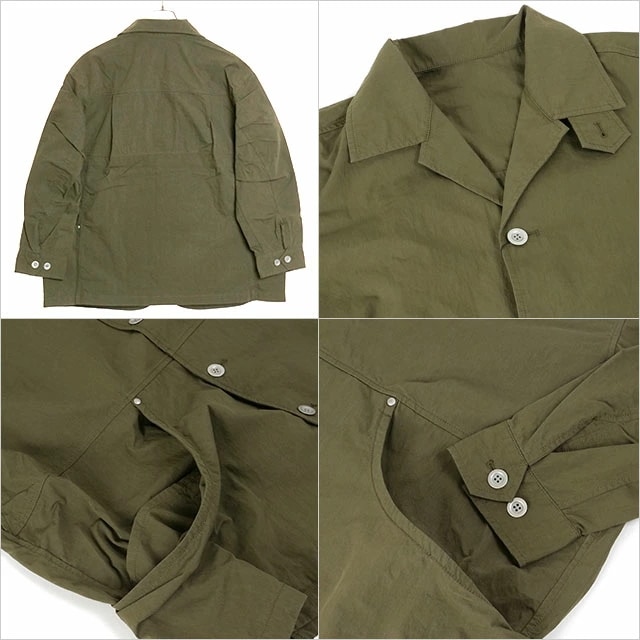 メンズ フィールド NC バフジャケット [424R7090100] FIELD NC BAFU JACKET トップス シャツジャケット ワークシャツ KHAKI