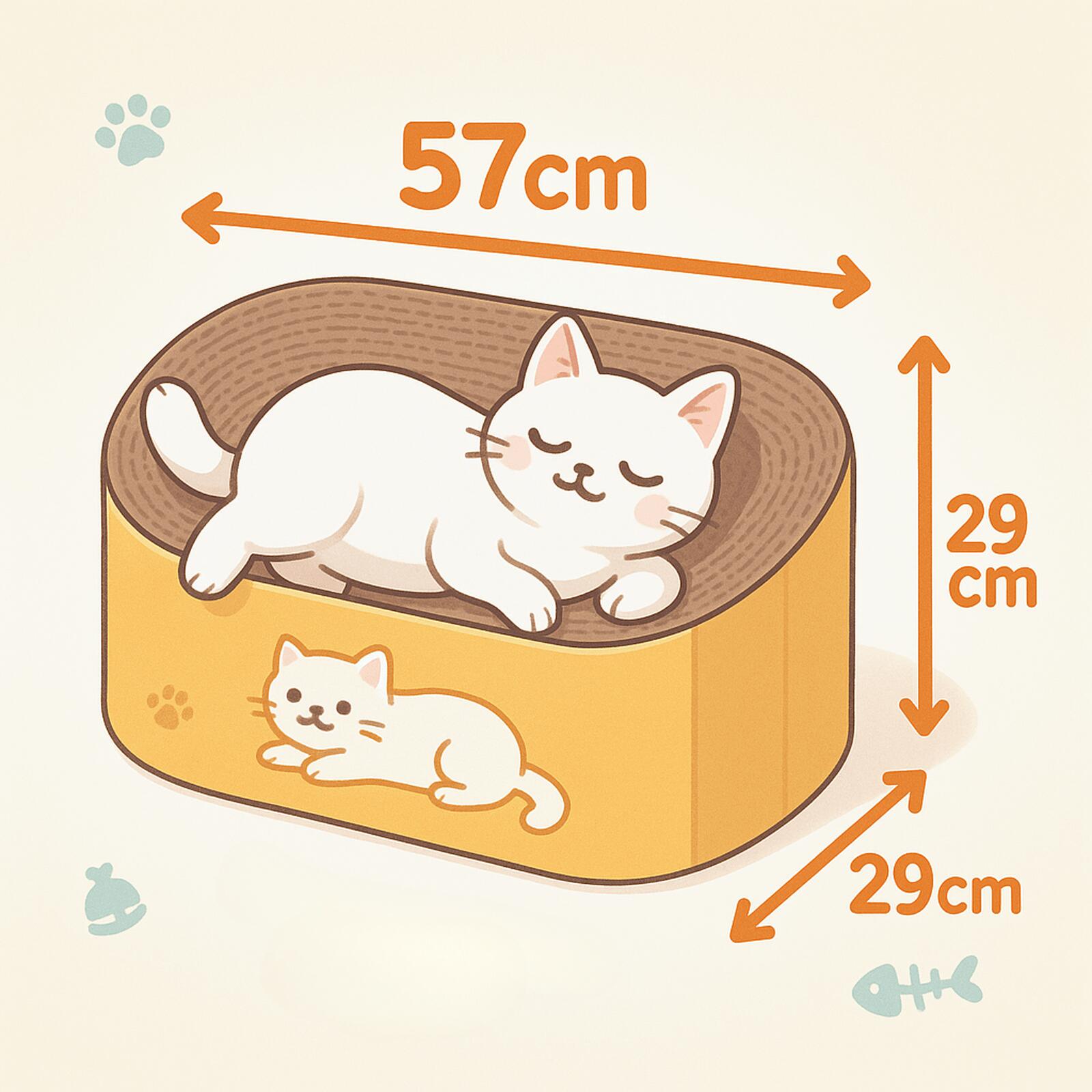 【JPPMA認証】爪とぎ 猫 トンネル式 段ボール 57x29x29cm 楕円型 ハウス 爪研ぎ キャット 高密度 ストレス解消 ボックス かわいい 大型 猫ハウス 長持ち おもちゃ 丈夫 MSBC