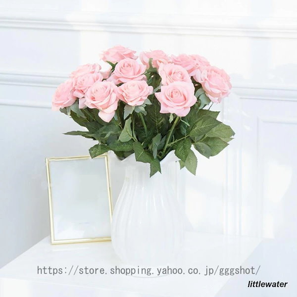 造花用フラワーベース フリル ホワイト 造花用フラワーベース フリル